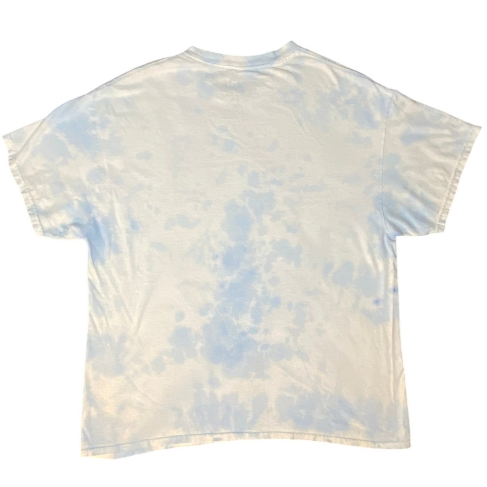 Coca-Cola Classic Men's Tie Dye Graphic T-Shirt Blue White International Logo L - Picture 2 of 7